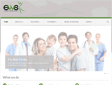 Tablet Screenshot of employerwellnesssolutions.com